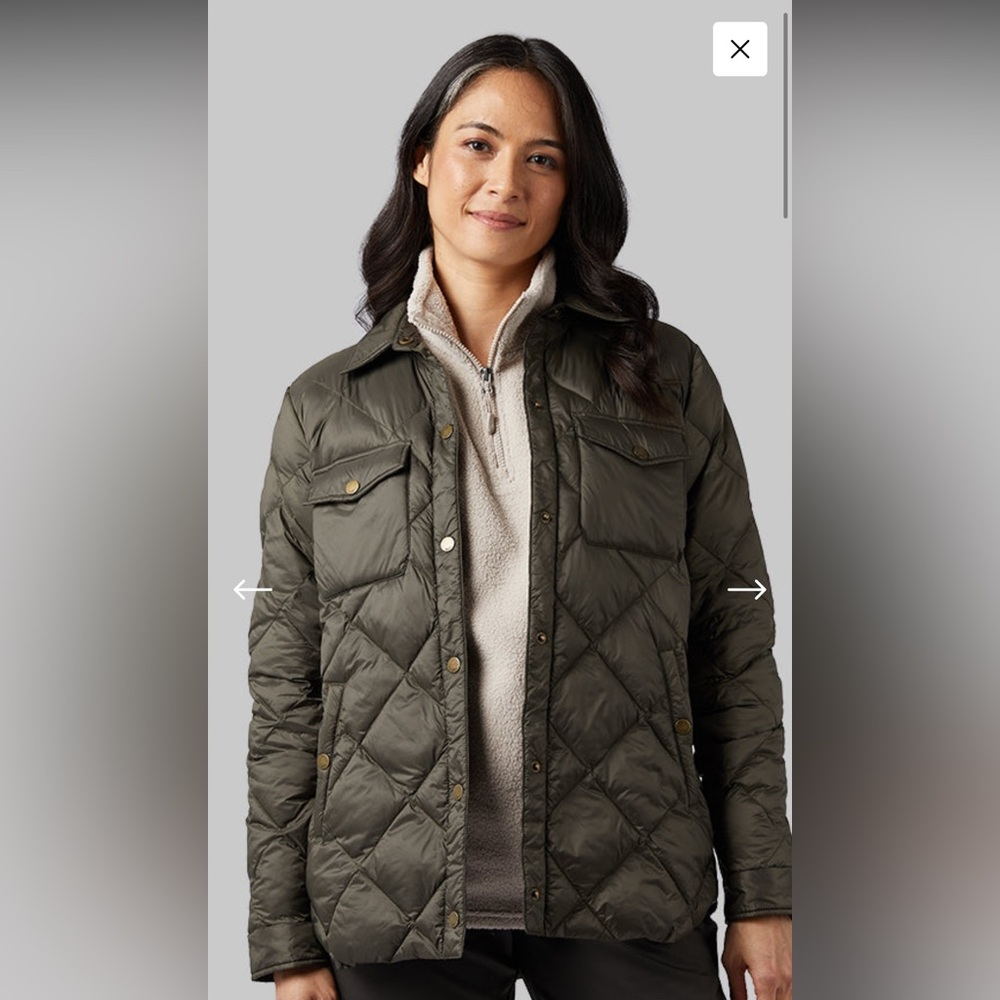 REAL DOWN (warm and packable ) New with tags!! WOMEN'S puffer!!  very warm